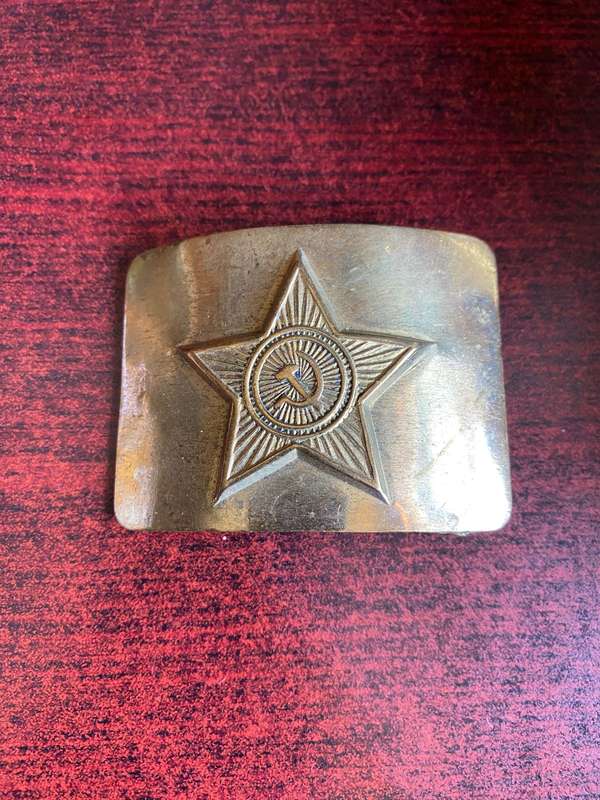 RUSSIAN BELT BUCKLE-BORDER WAR PERIOD BRING BACK