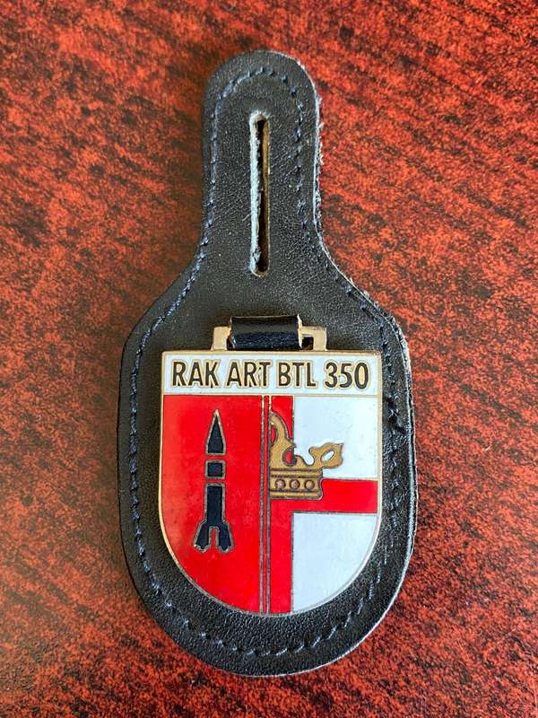 GERMAN BUNDESWEHR MISSILE ARTILLERY BN. 350 FOB BADGE