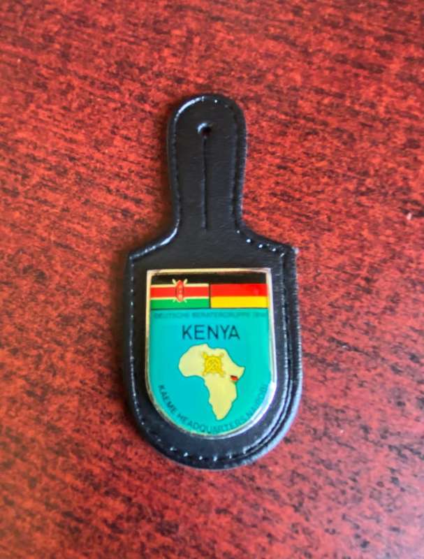 FOB BADGE RELATED TO THE GERMAN ADVISORY GROUP (BW) IN KENYA SPECIFICALLY FOR THE HQ IN NAIROBI