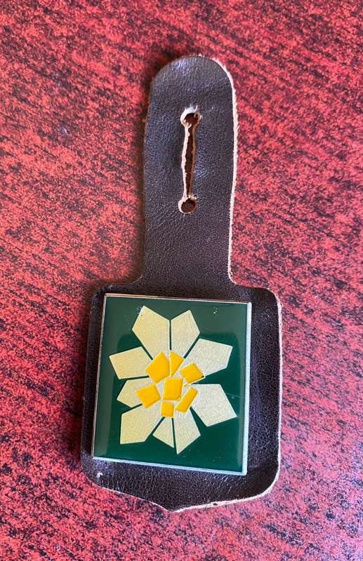 GERMAN BUNDESWEHR FOB BADGE FOR MOUNTAIN TROOPS