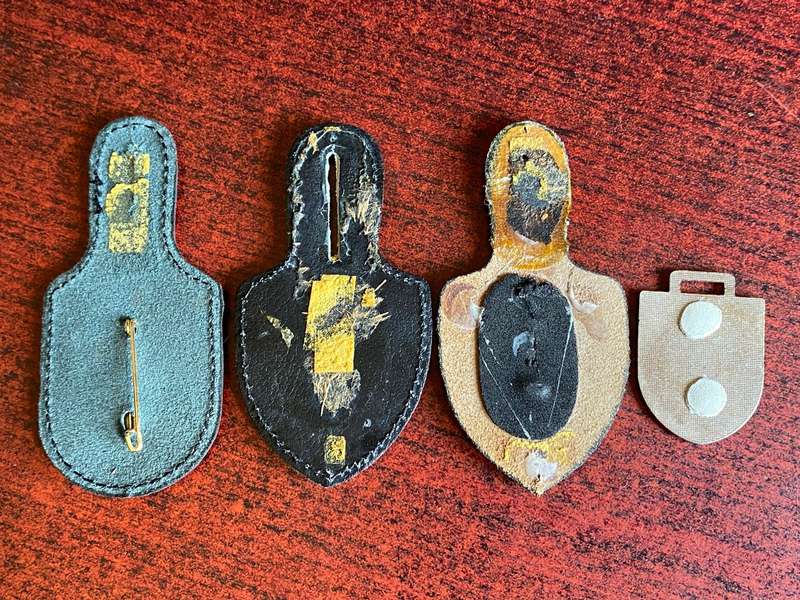 GERMAN BUNDESWEHR PARACHUTE UNITS-FOB BADGES-4 DIFFERENT ONES-SOLD TOGETHER