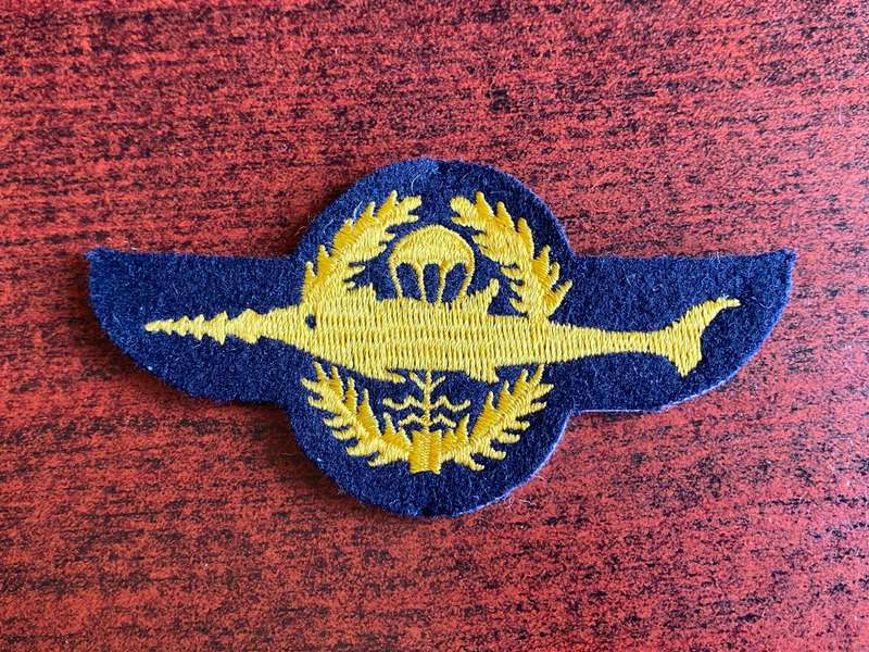 GERMAN BUNDESWEHR MASTER PARA FROGMAN BADGE-GOLD-1ST CLASS