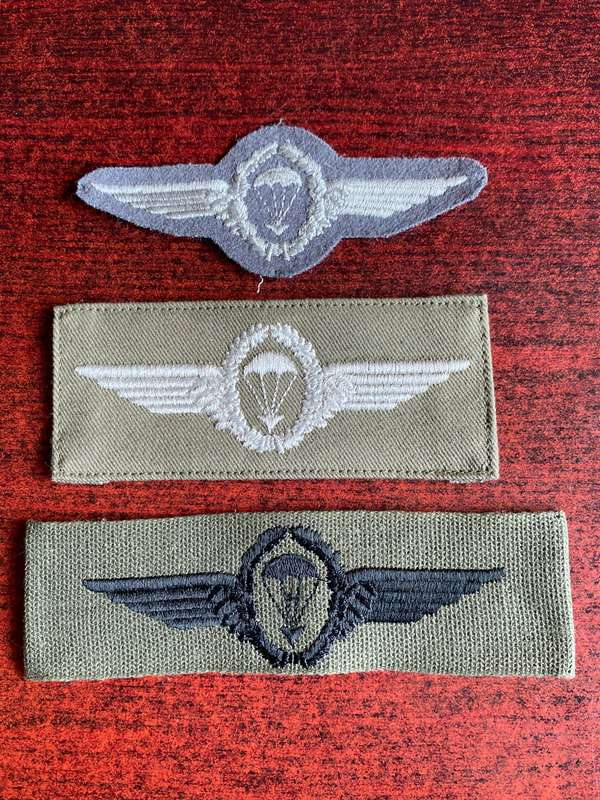 GERMAN BUNDESWEHR PARACHUTE WINGS-WORN ON FIELD DRESS