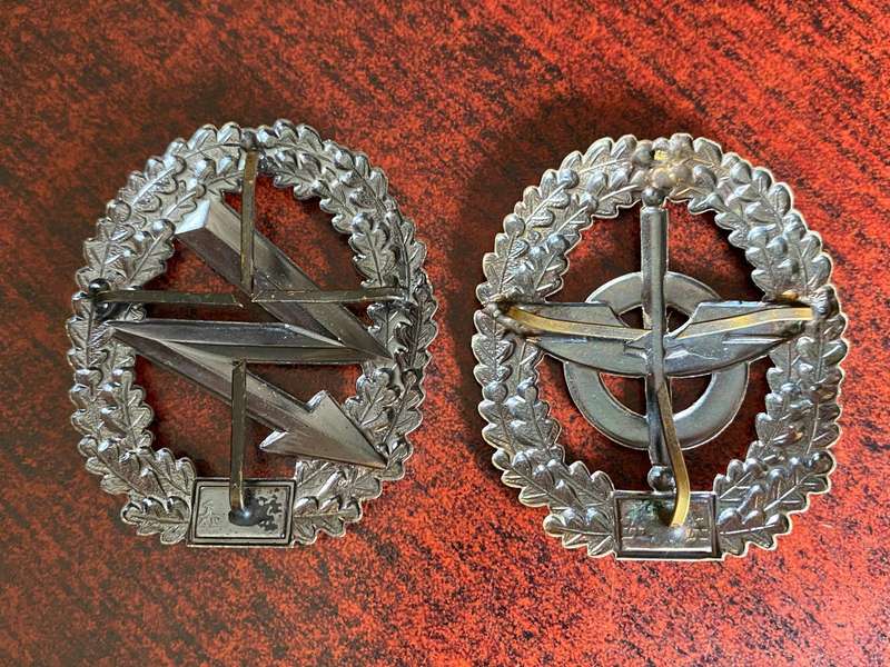 GERMAN BUNDESWEHR CAP BADGE- 2 SOLD TOGETHER