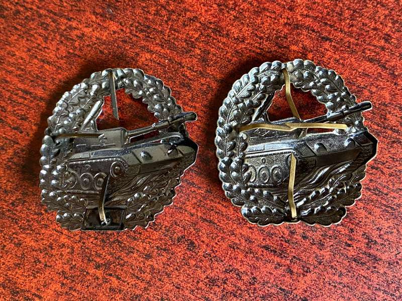 GERMAN BUNDESWEHR CAP BADGE-EARLY PATTERN AND LATER PATTERN-SOLD TOGETHER