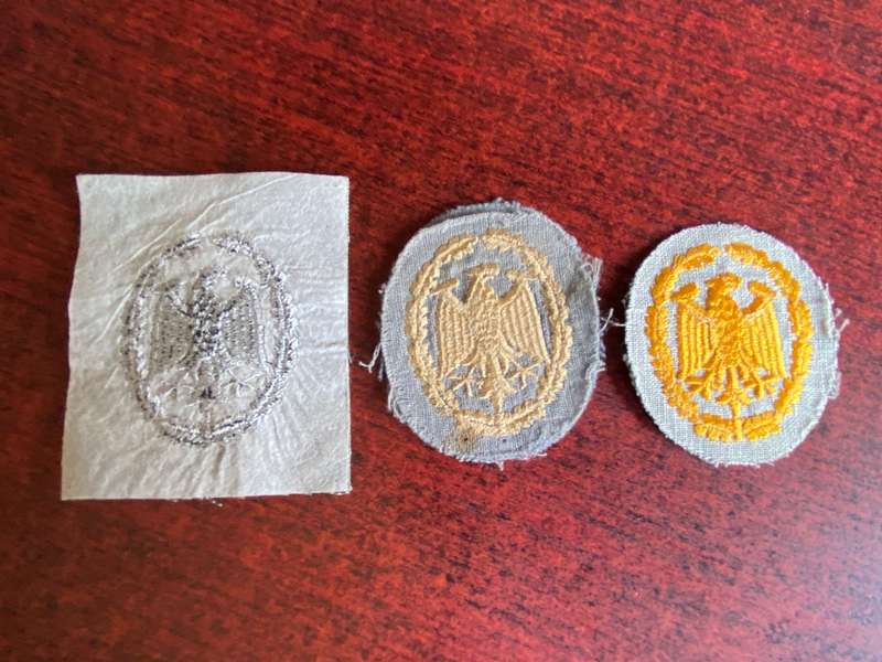 GERMAN ARMED FORCES BADGE FOR MILITARY PROFICIENCY-BRONZE / SILVER AND GOLD