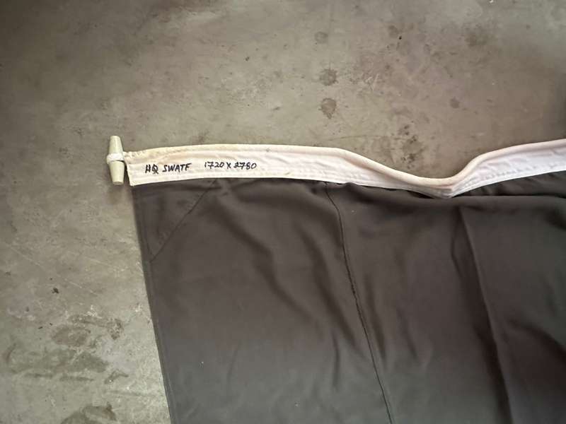 SWATF HQ CEREMONIAL FLAG-MEASURES 1720X2780-CONDITION UNUSED-FROM COL. RADMORES COLLECTION-NOT TO BE