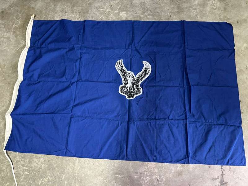 SWAFT AIR WING FLAG-MEASURES 1140X1860-COTTON,DOUBLE SIDED-CONDITION UNUSED-FROM COL RADMORE COLLECT