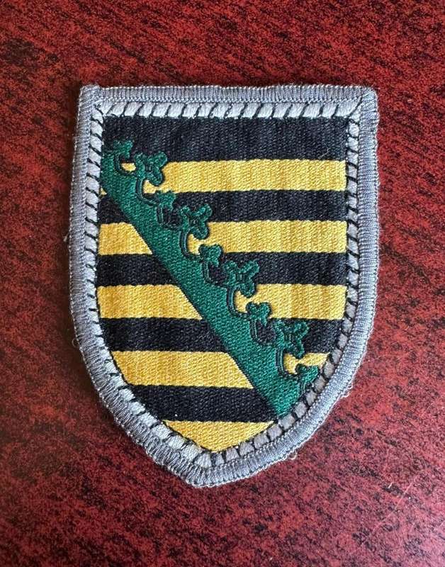 GERMAN ARMY'S 37TH JAGERSBRIGADE-ALSO KNOWN AS FREISTAAT SACHSEN- PATCH