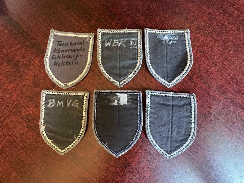GERMAN ARMED FORCES SLEEVE PATCHES FOR CENTRAL MEDICAL SERVICE