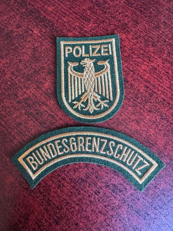GERMAN PATCH FOR FORMER WEST GERMAN FEDERAL BORDER PROTECTION