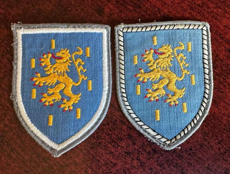 GERMAN 13TH PANZERGRENADIER BRIGADE PATCH PAIR
