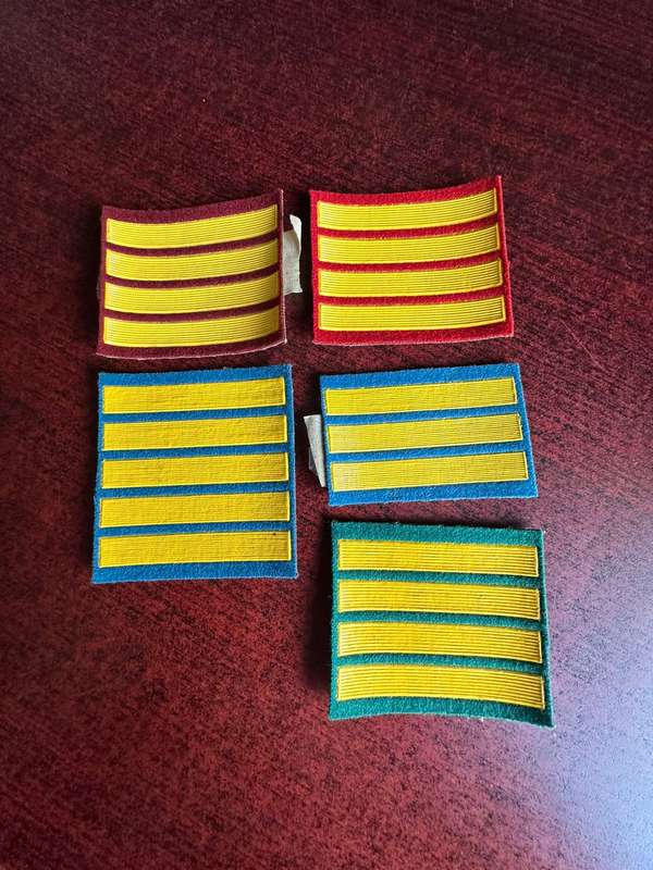 SOVIET RANKS-CIRCA 1960-1991 FOR 4 YEARS CADET INTERIOR TROOPS COLLEGE/ARMY/BORDER GUARDS AND AIRFOR