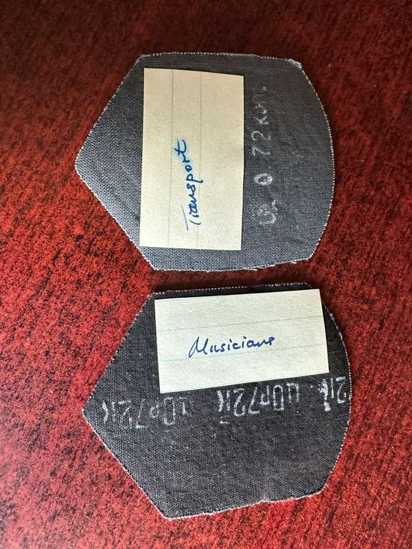 SOVIET MUSICIAN AND TRANSPORT CORPS PATCHES-CIRCA 1960-1991