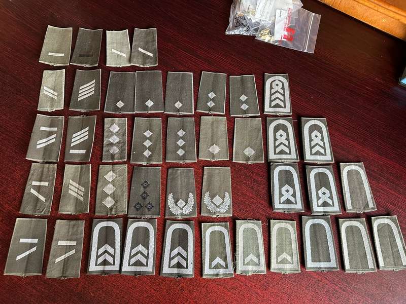 GERMAN BUNDESWEHR MIXED RANK LOT