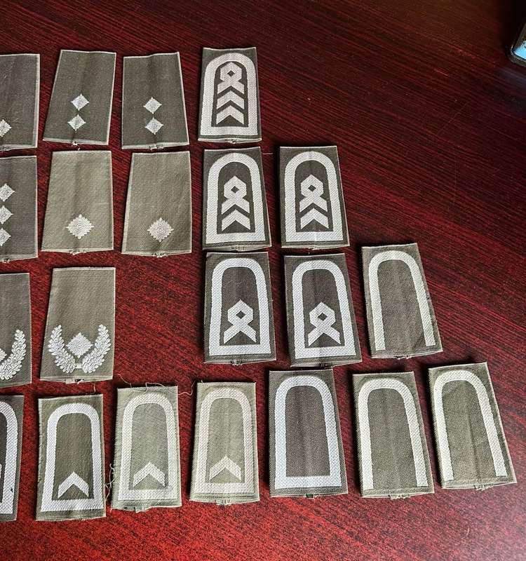 GERMAN BUNDESWEHR MIXED RANK LOT