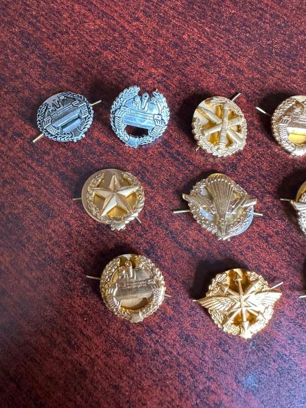 GERMAN BUNDESWEHR COLLAR'S LOT OF 12 SOLD TOGETHER