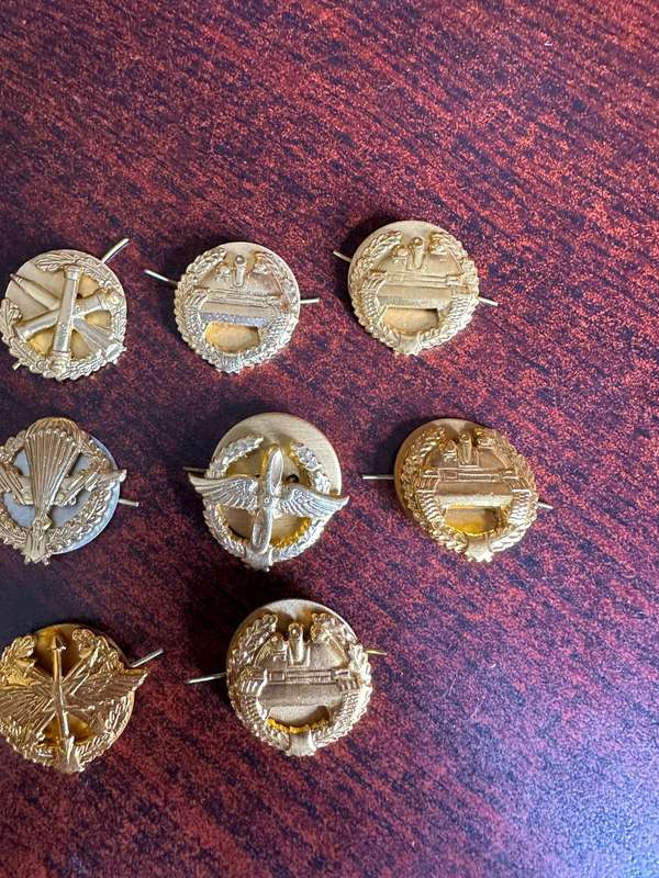 GERMAN BUNDESWEHR COLLAR'S LOT OF 12 SOLD TOGETHER