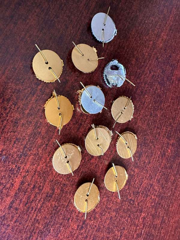 GERMAN BUNDESWEHR COLLAR'S LOT OF 12 SOLD TOGETHER