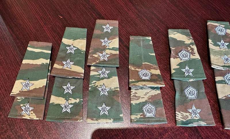 NAMIBIA OFFICERS RANKS SLIP- ONS