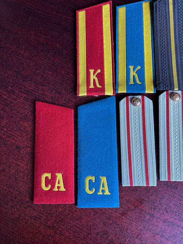 SELECTION OF RUSSIAN RANK BOARDS-SOLD TOGETHER
