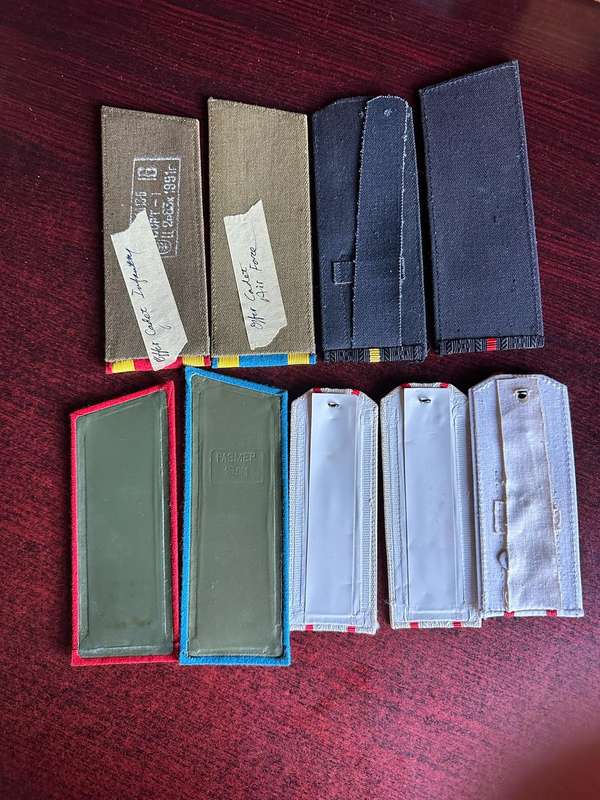 SELECTION OF RUSSIAN RANK BOARDS-SOLD TOGETHER