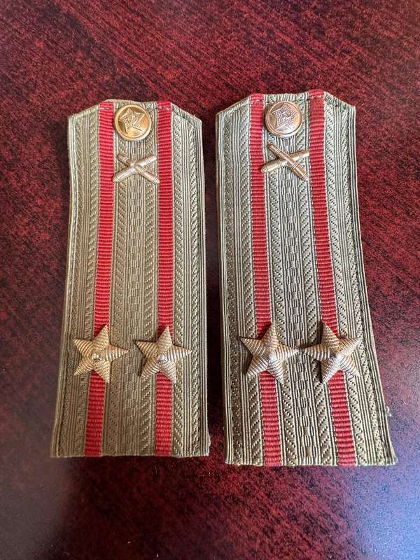 USSR RANK BOARDS FOR ARTILLERY