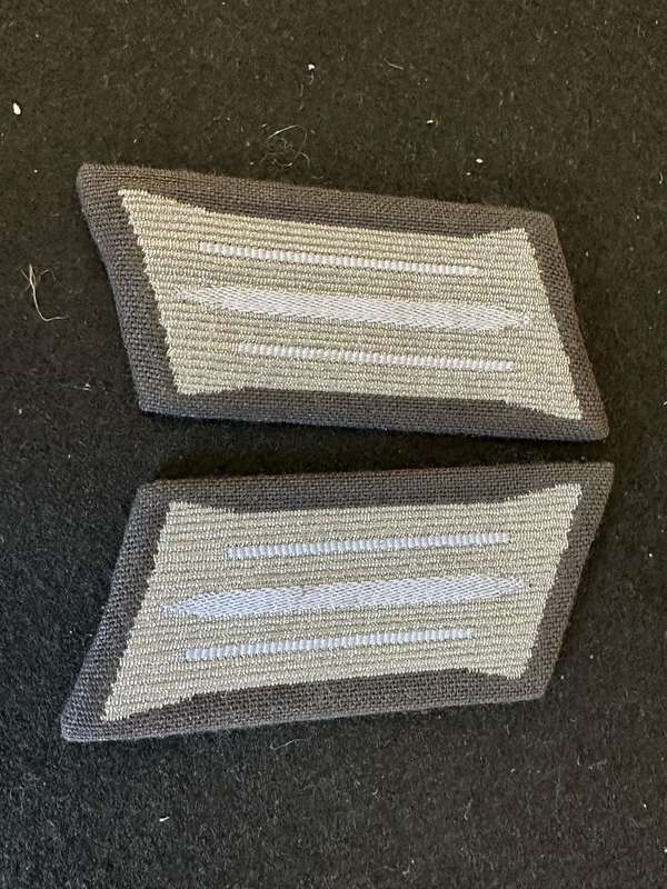 EAST GERMAN (GDR) COLLAR TABS FOR THE JUSTICE DEPARTMENT