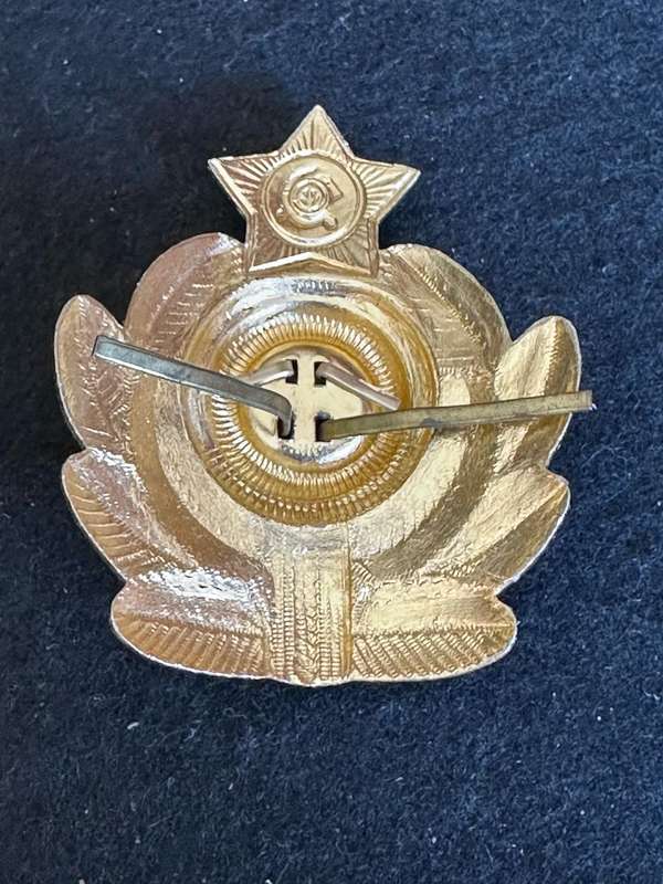 SOVIET RUSSIA NAVAL OFFICERS,CAP BADGE