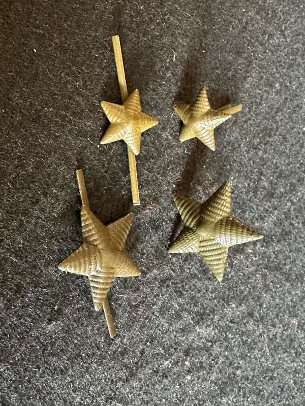 RUSSIAN RANK STARS FOR JNR AND SNR OFFICERS