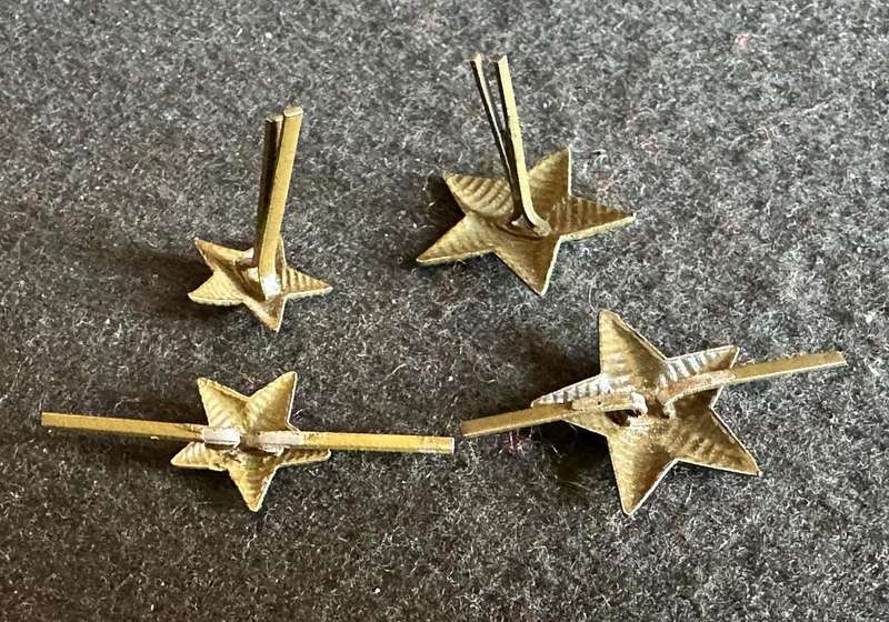 RUSSIAN RANK STARS FOR JNR AND SNR OFFICERS
