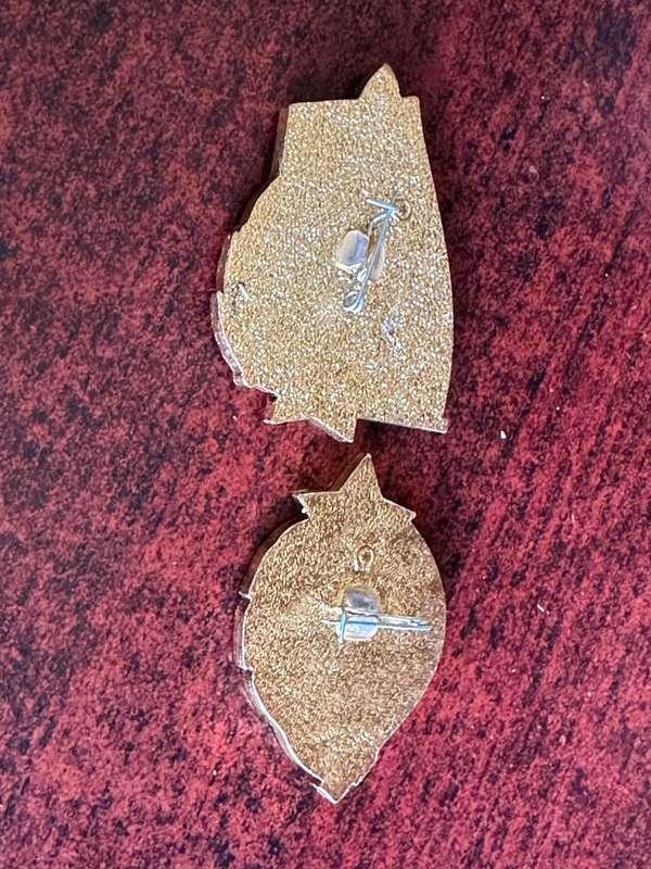 USSR-EMBLEM OF HIGH OFFICERS OF ARMY COURSE-BOTH FOR DISTRICT SHOOTING