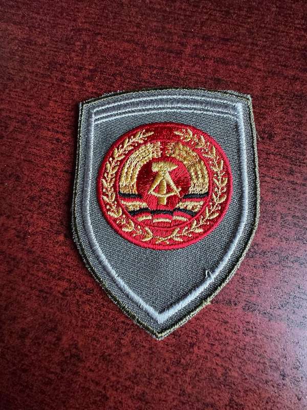 EAST GERMAN NATIONAL PEOPLES ARMY (NVA) PATCH-WORN 1956-1990