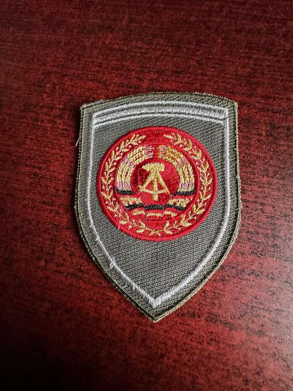 EAST GERMAN NATIONAL PEOPLES ARMY (NVA) PATCH-WORN 1956-1990
