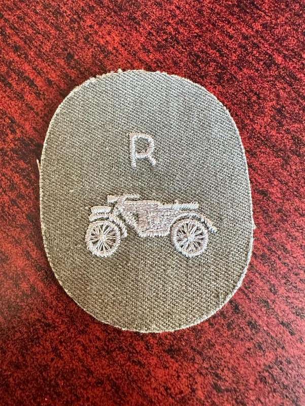 EAST GERMAN NVA PATCH FOR DISPATCH RIDER