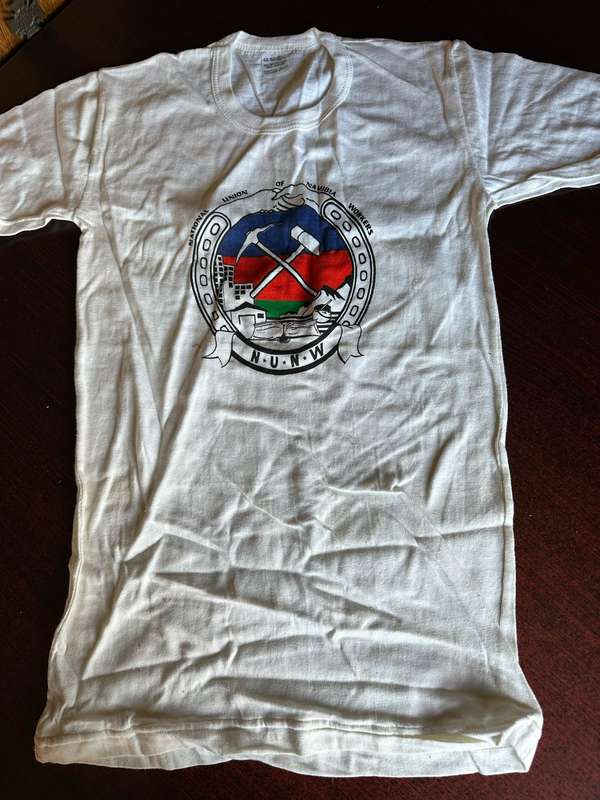 ORIGINAL NATIONAL UNION NAMIBIA T-SHIRT-CONDITION GOOD-SIZE MEDIUM-1990'S
