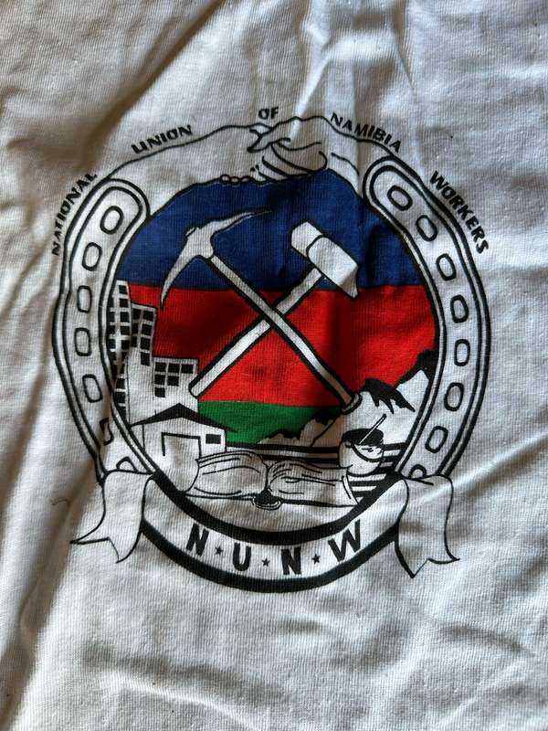 ORIGINAL NATIONAL UNION NAMIBIA T-SHIRT-CONDITION GOOD-SIZE MEDIUM-1990'S