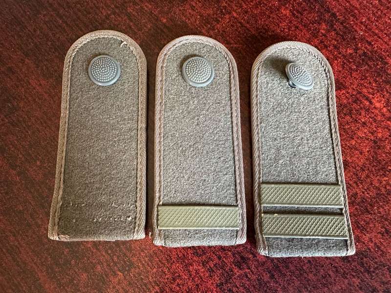EAST GERMAN RANK BOARDS FOR PRIVATE,PRIVATE FIRST CLASS AND SPECIALIST IN OTHER ARMIES-1956-1999