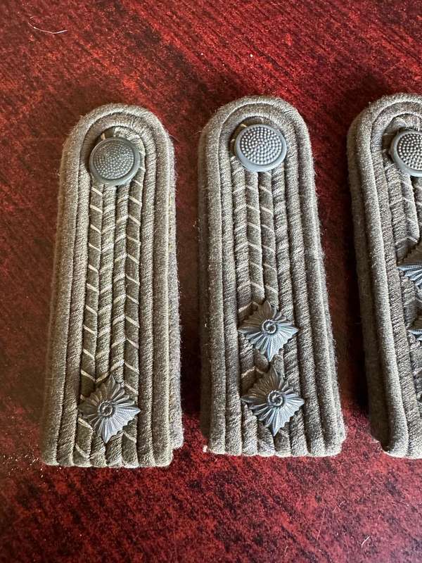 EAST GERMAN RANK BOARDS OF THE NVA FORMED MARCH 1956-THE RANKS INITIALLY RESEMBLED THOSE OF THE WEHR