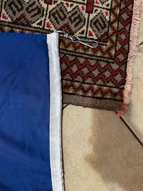 LARGE EUROPEAN UNION FLAG-COTTON-DOUBLE SIDED-MEASURES 120X210 CM-CONDITION UNUSED