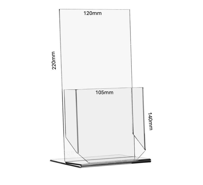 DL Acrylic Brochure Holder / Stand (5)