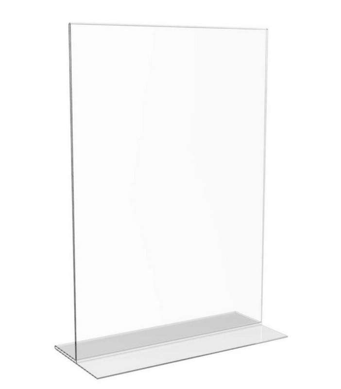 A5 Acrylic Double Sided Menu Holder (10pcs)