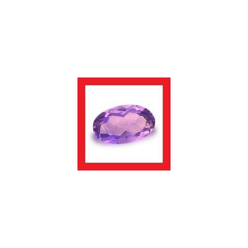Amethyst - Faceted Oval Shape - 0.24cts