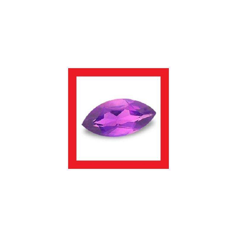 Amethyst [Uruguay] - Faceted Marquise Shape - 0.52cts