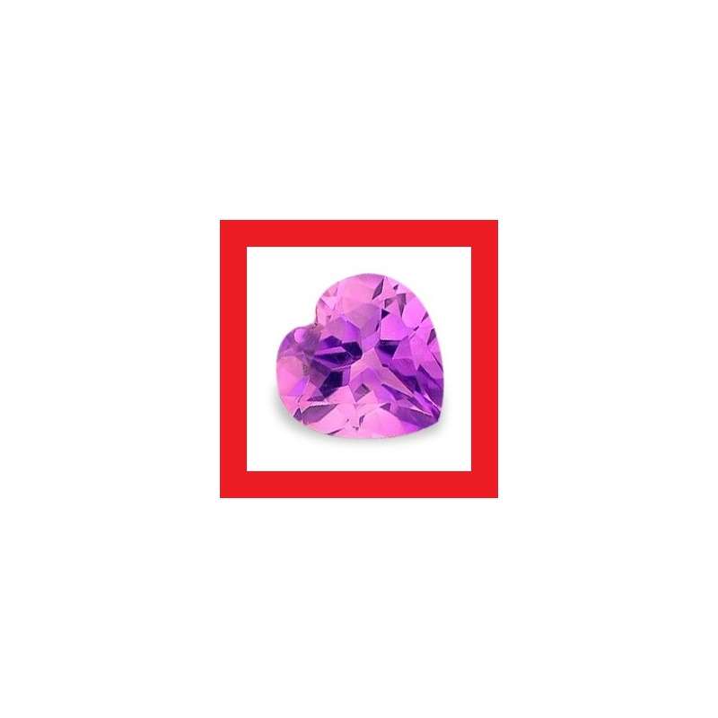 Amethyst [Uruguay] - Faceted Heart Shape - 0.62cts