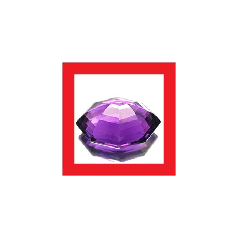Amethyst [Uruguay] - Faceted Octagon Shape - 47.48cts