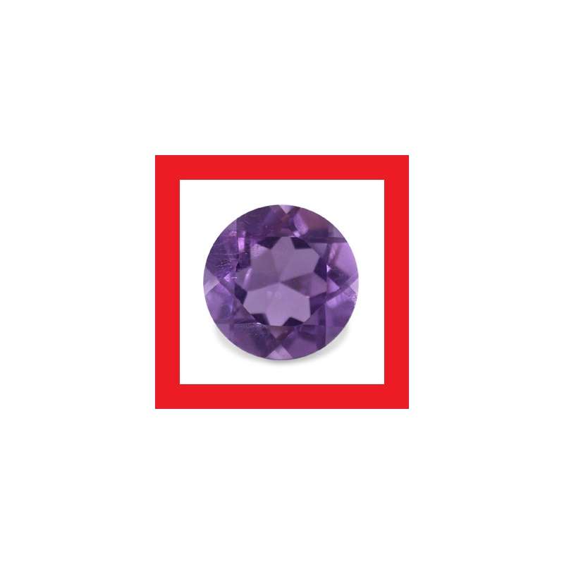 Amethyst [Uruguay] - Faceted Round Shape - 2.25cts