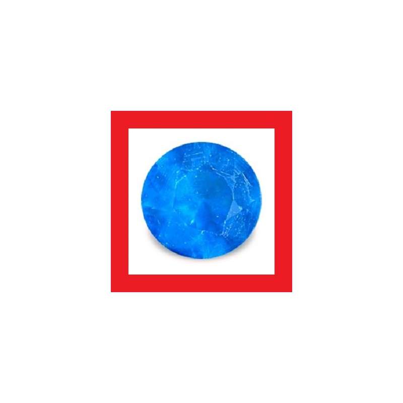 Apatite [Africa] - Faceted Round Shape - +/-0.05cts To 0.07cts