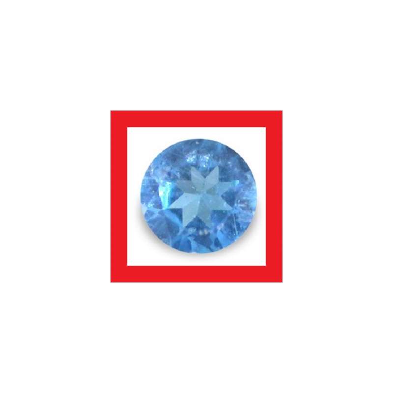 Apatite [Africa] - Pair Of Faceted Round Shape - +/-0.13cts
