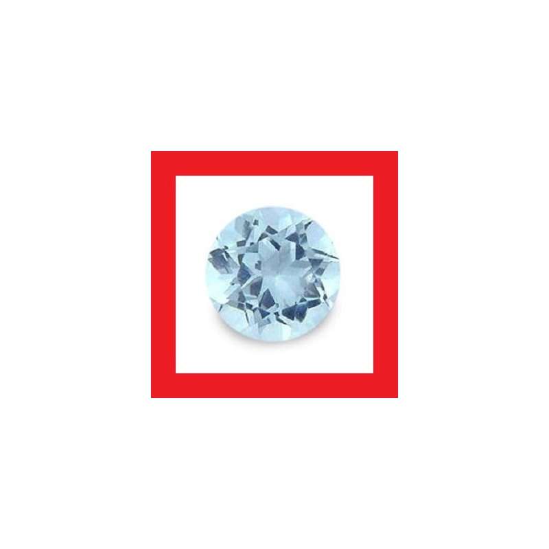 Aquamarine [Africa] - Faceted Round Shape - 0.12cts